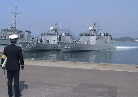 2 high-speed, guided-missile patrol boats deployed at Sasebo